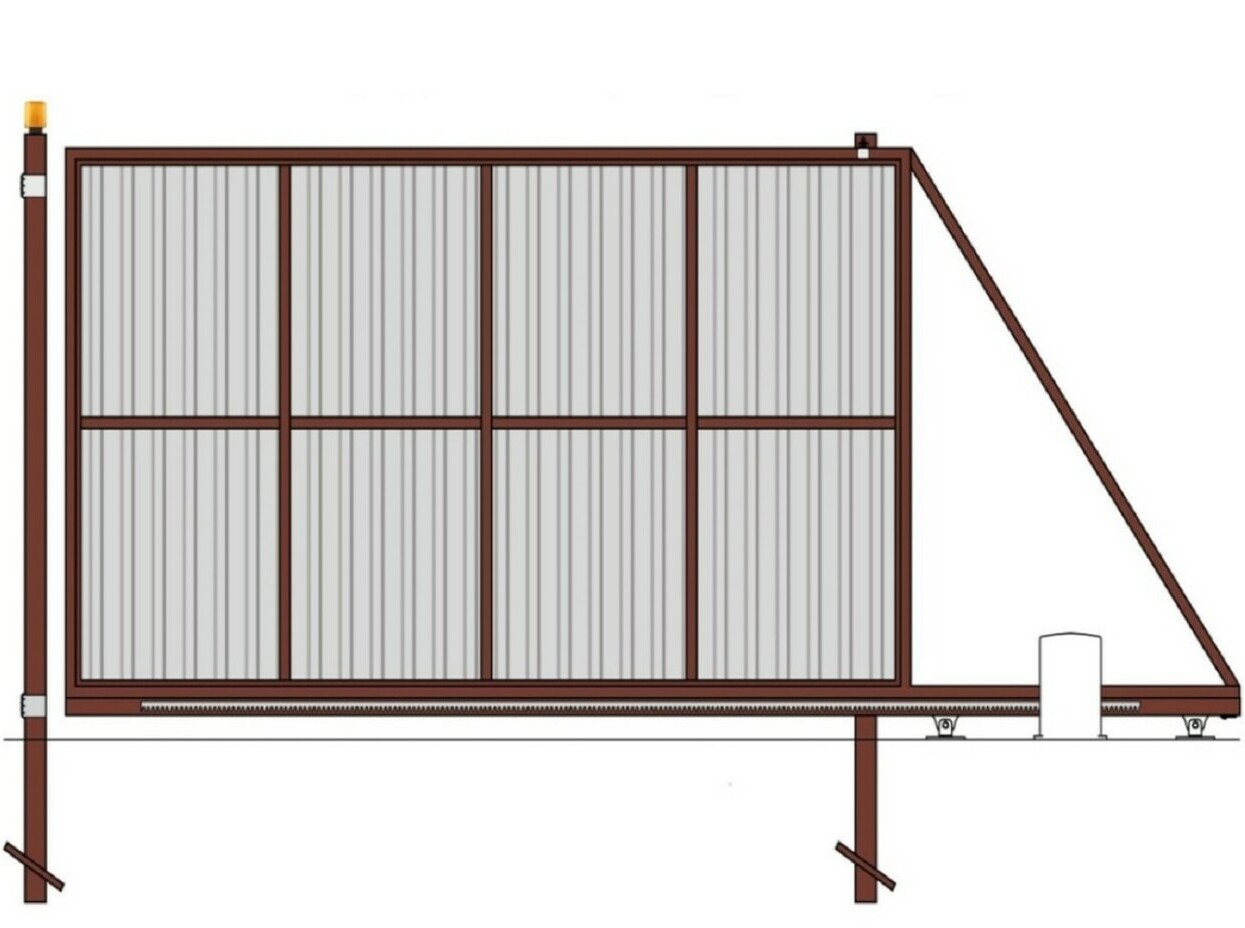 Откатные ворота 