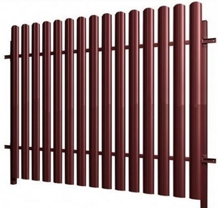 Забор из евроштакетника